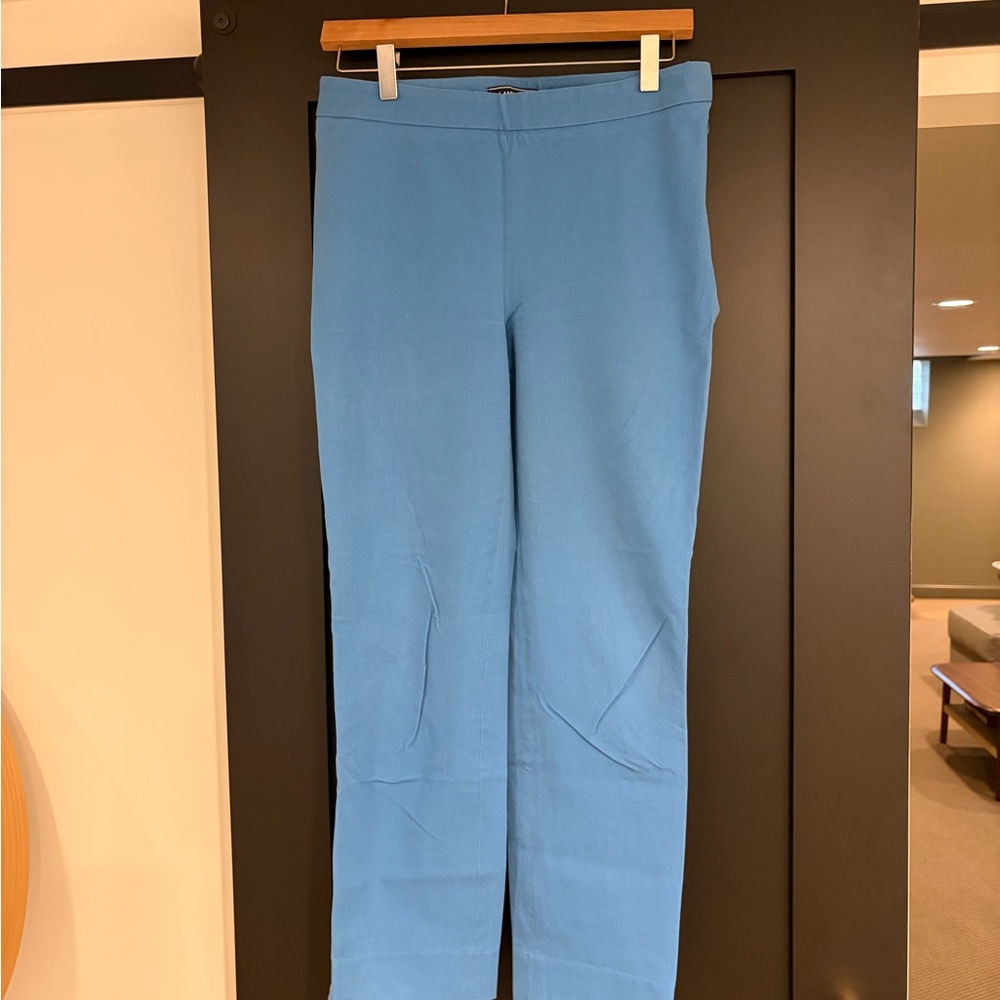Lands' End Blue Slim-Leg Pants w Side Zip - 6T